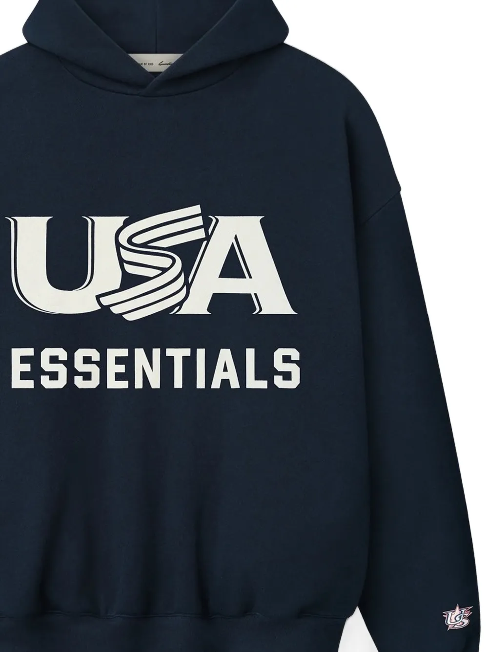 FEAR OF GOD ESSENTIALS USA hoodie met logoprint Blauw