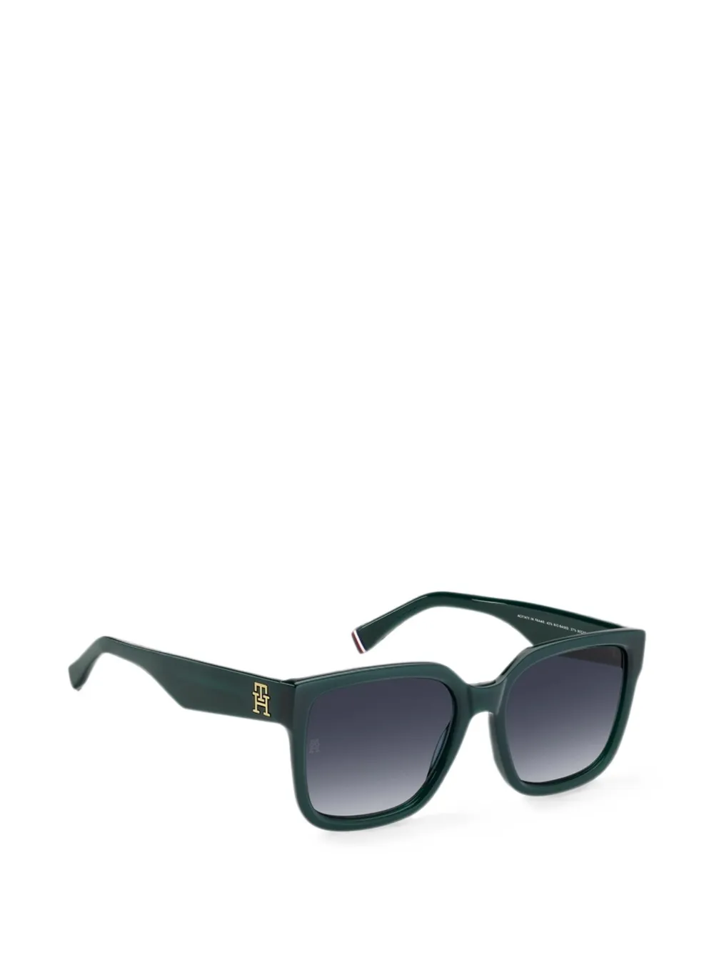 Tommy Hilfiger Zonnebril met vierkant montuur Groen