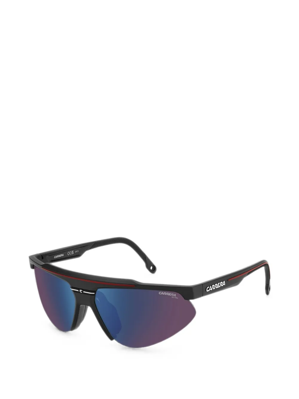 Carrera C Sport zonnebril met rechthoekig montuur Zwart