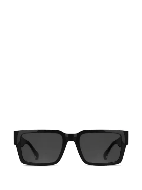 Lacoste lunettes de soleil carrées à plaque logo