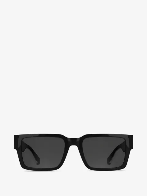 Lacoste logo-plaque square-frame sunglasses