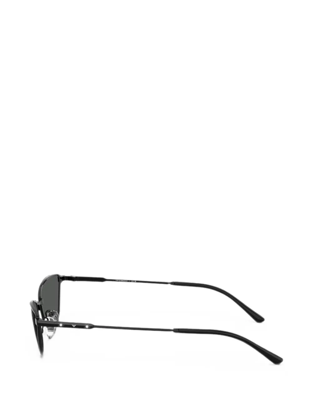 Emporio Armani Zonnebril met cat-eye montuur Zwart