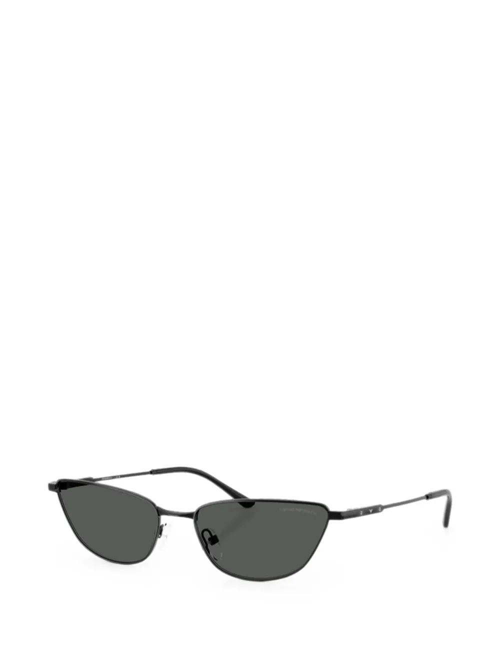 Emporio Armani Zonnebril met cat-eye montuur Zwart