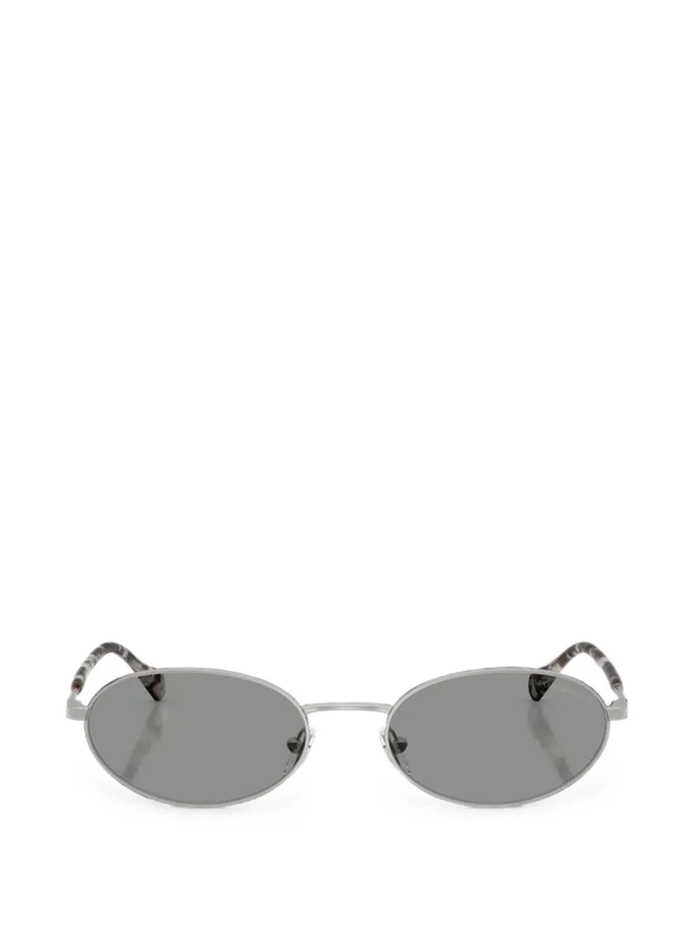 Emporio Armani oval-frame sunglasses - Silber