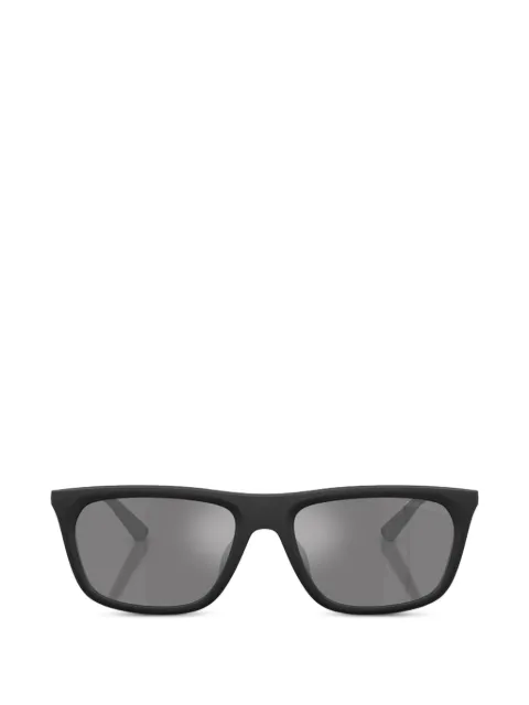 Emporio Armani rectangle-frame mirrored sunglasses
