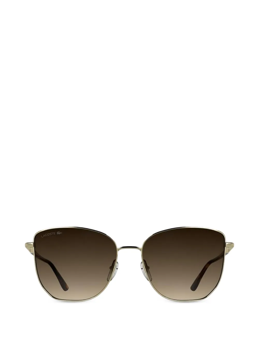 Lacoste geometric-frame sunglasses - Gold
