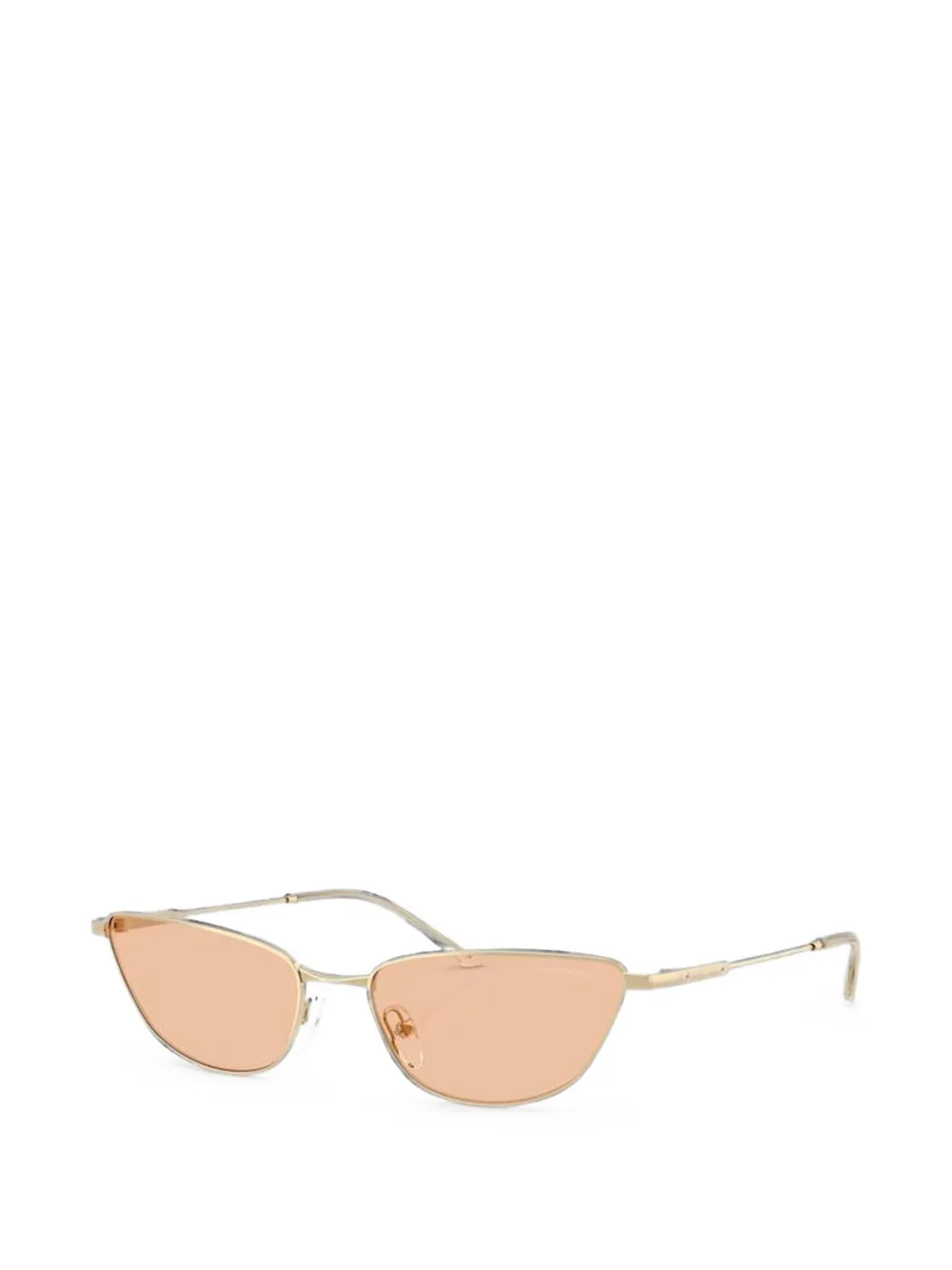 Emporio Armani Zonnebril met cat-eye montuur Goud