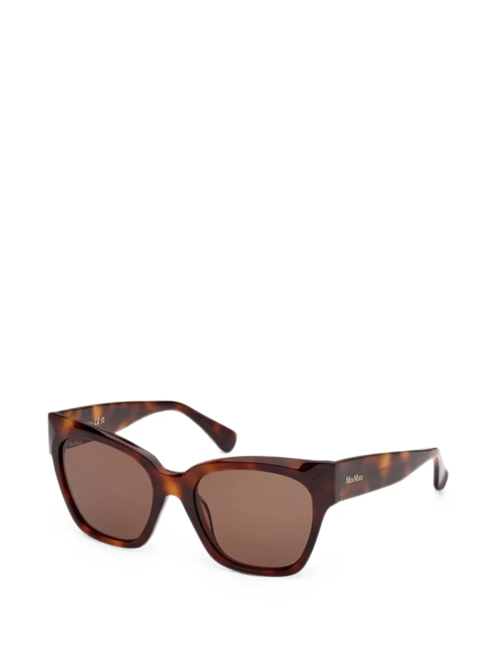 Max Mara rectangular-frame sunglasses - Marrone