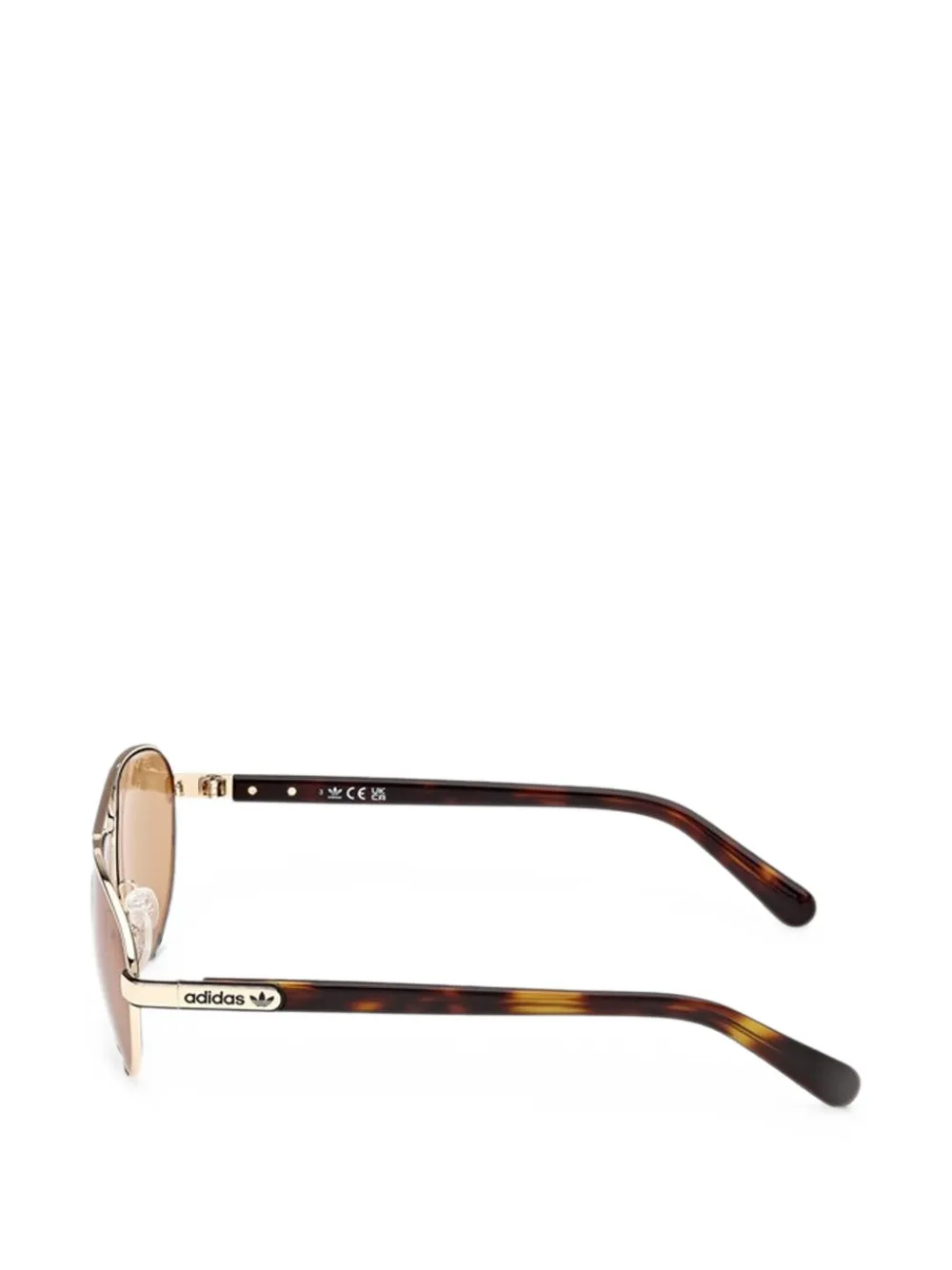 adidas pilot-frame sunglasses Goud