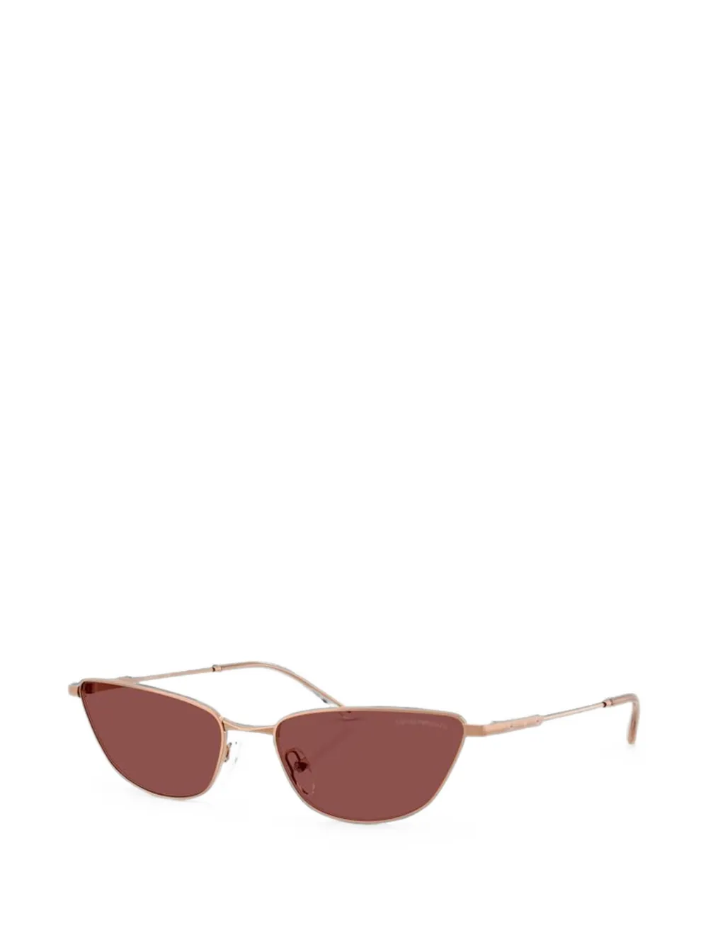 Emporio Armani Zonnebril met cat-eye montuur Roze