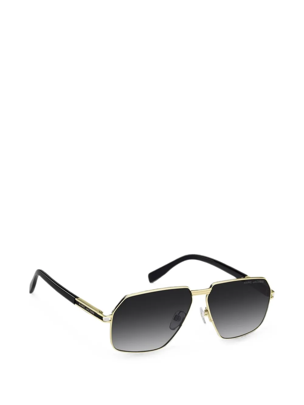 Marc Jacobs Eyewear Zonnebril met geometrisch montuur Goud