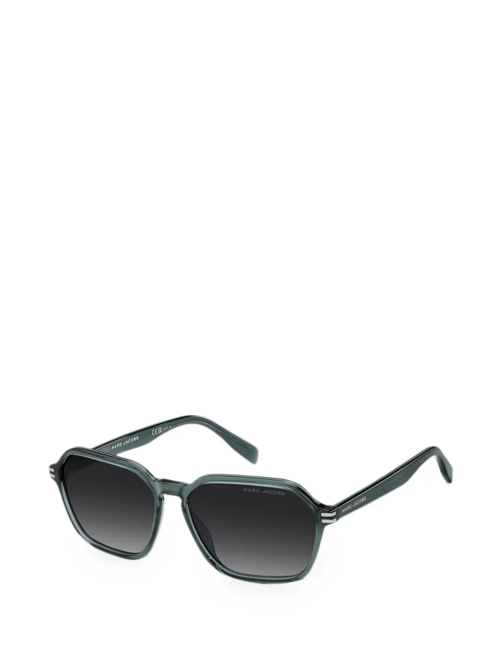 Marc Jacobs Eyewear Zonnebril met vierkant montuur Groen