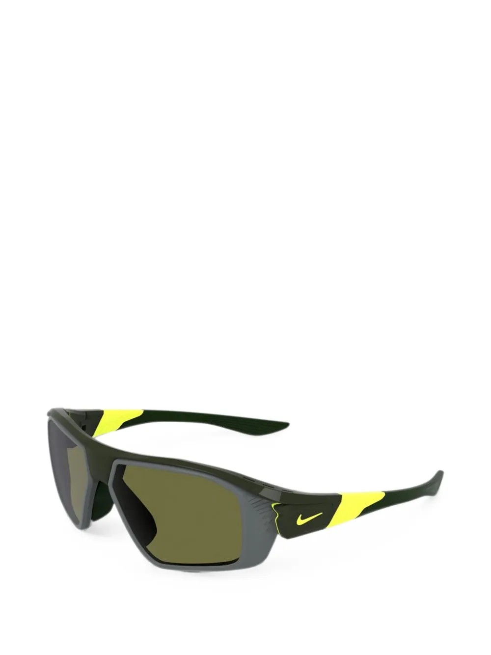 Nike Show X3 geometric-frame sunglasses Grijs