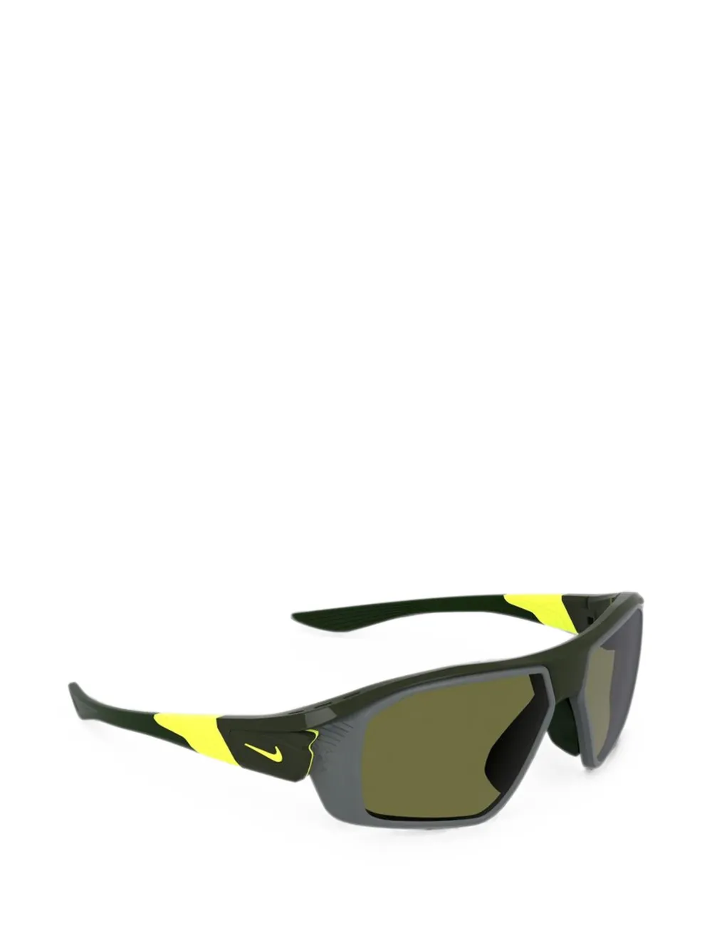 Nike Show X3 geometric-frame sunglasses Grijs