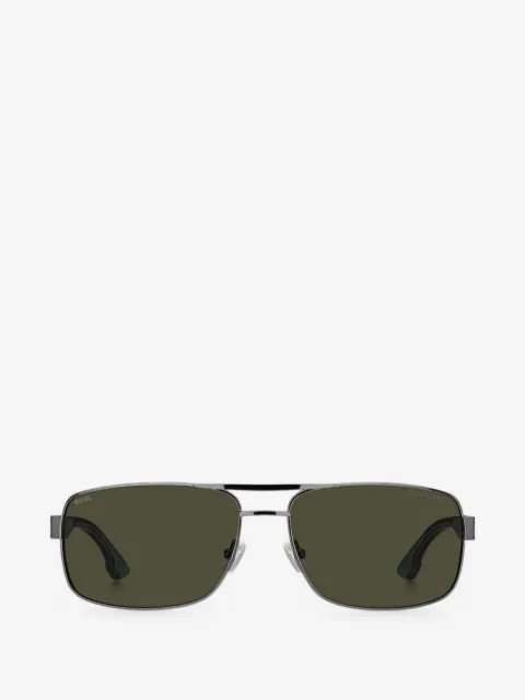 BOSS lentes de sol con armazón rectangular