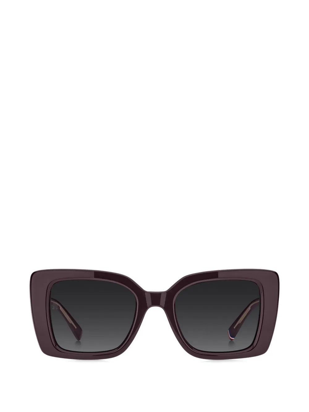 Tommy Hilfiger Occhiali da sole geometrici con monogramma TH - Viola