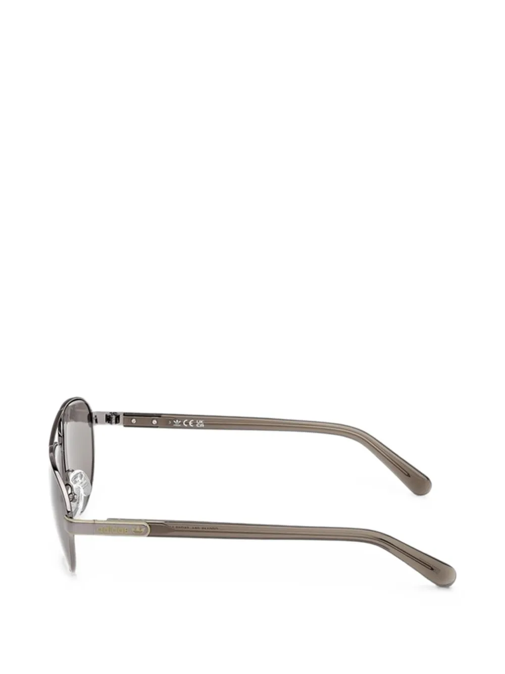 adidas double-bridge pilot-frame sunglasses Grijs