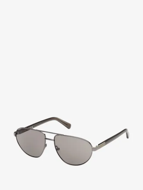 adidas double-bridge pilot-frame sunglasses