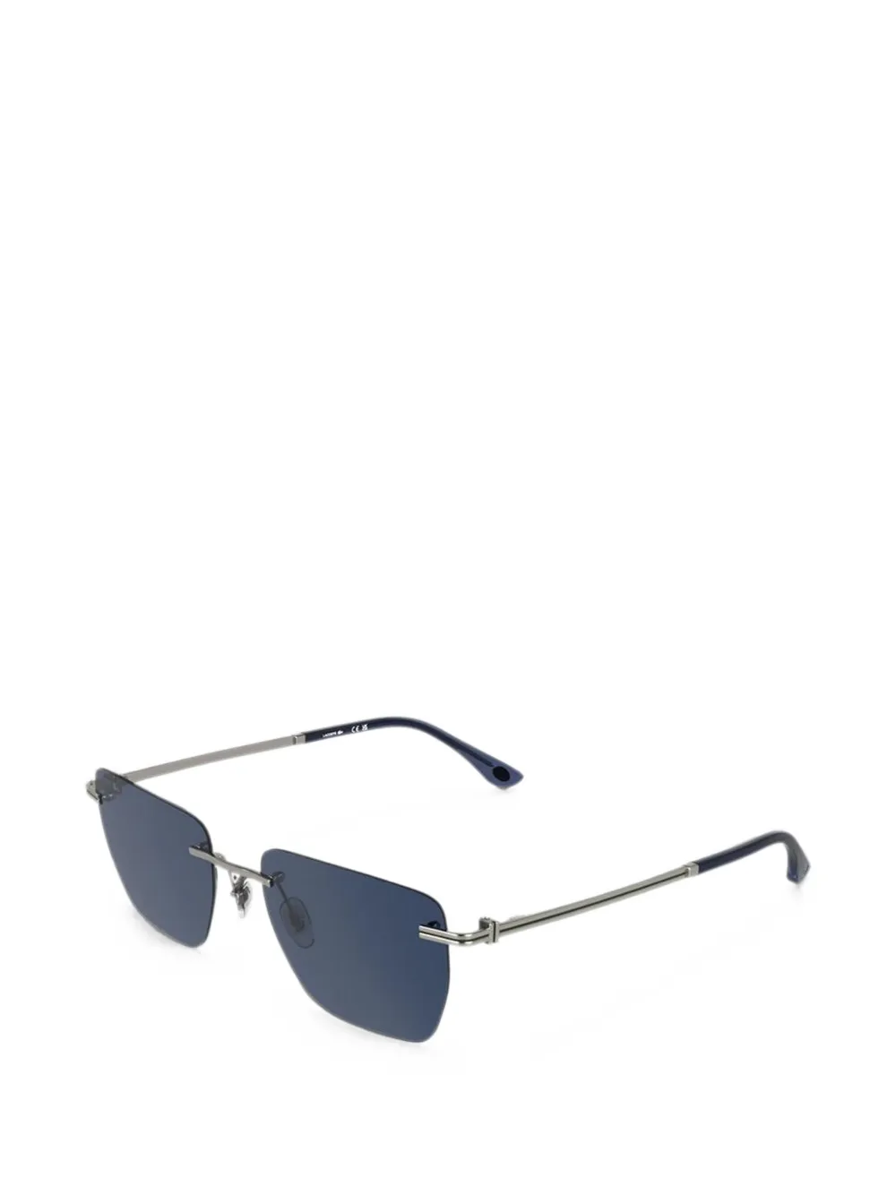 Lacoste Zonnebril met rechthoekig montuur Zilver