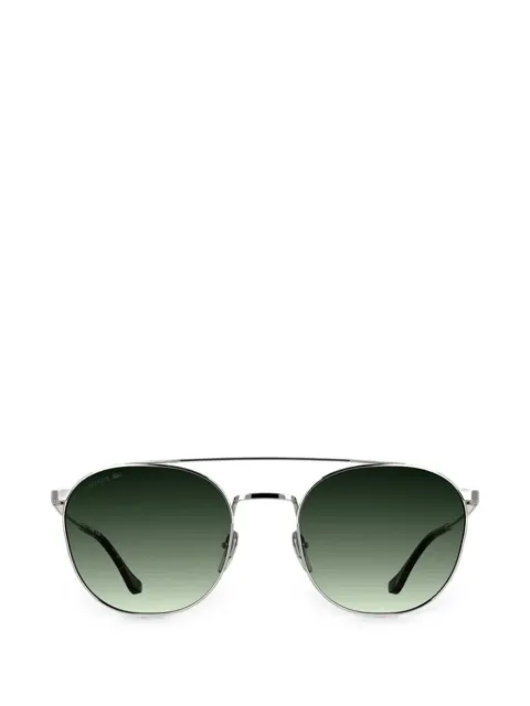 Lacoste double-bridge geometric-frame sunglasses