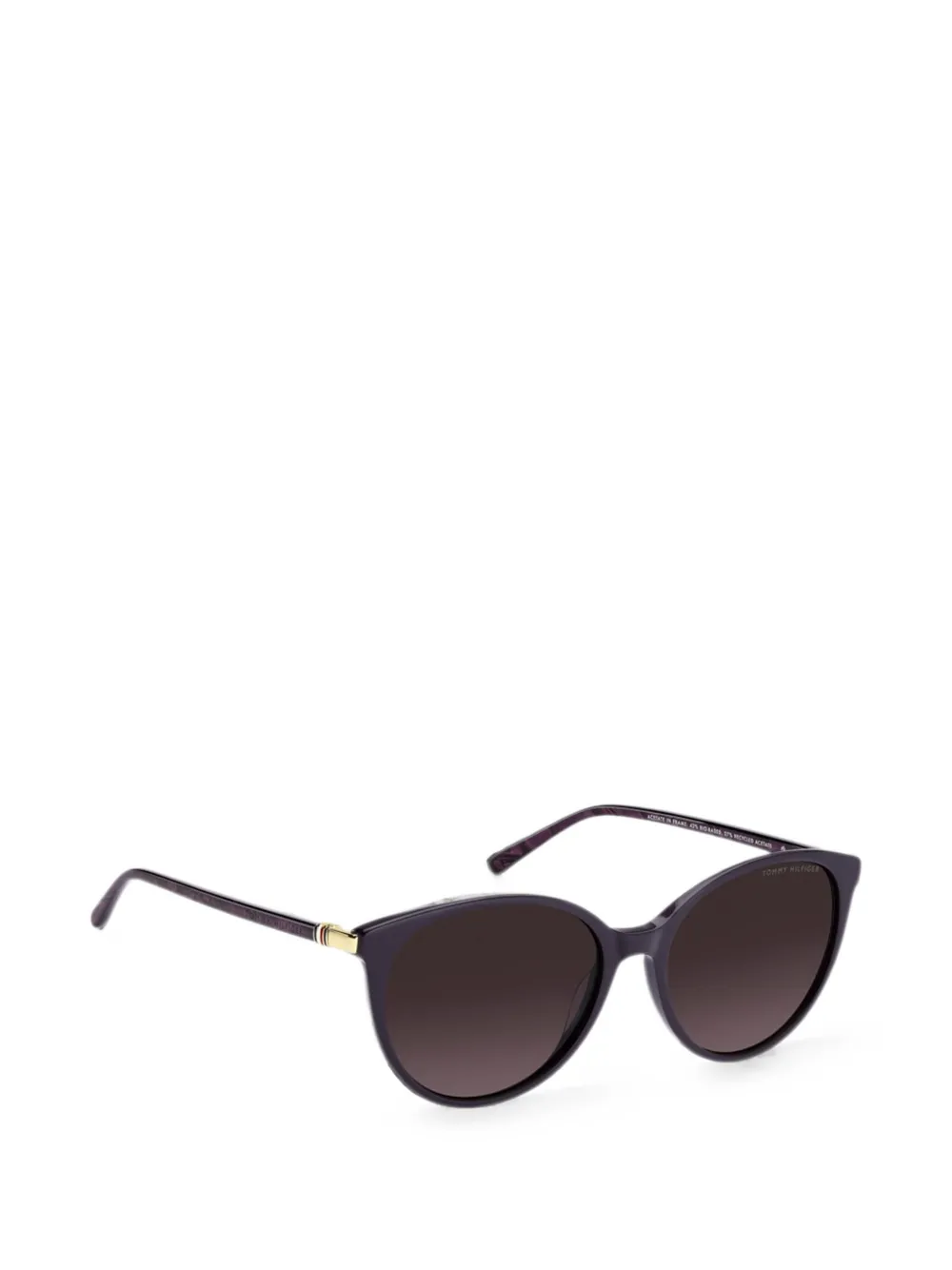 Tommy Hilfiger Zonnebril met rond montuur Paars