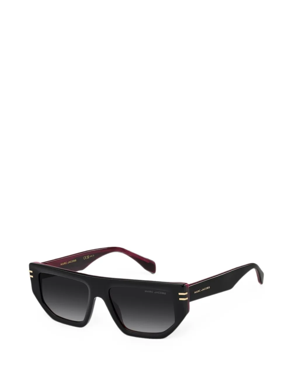 Marc Jacobs Eyewear Zonnebril met vierkant montuur Zwart