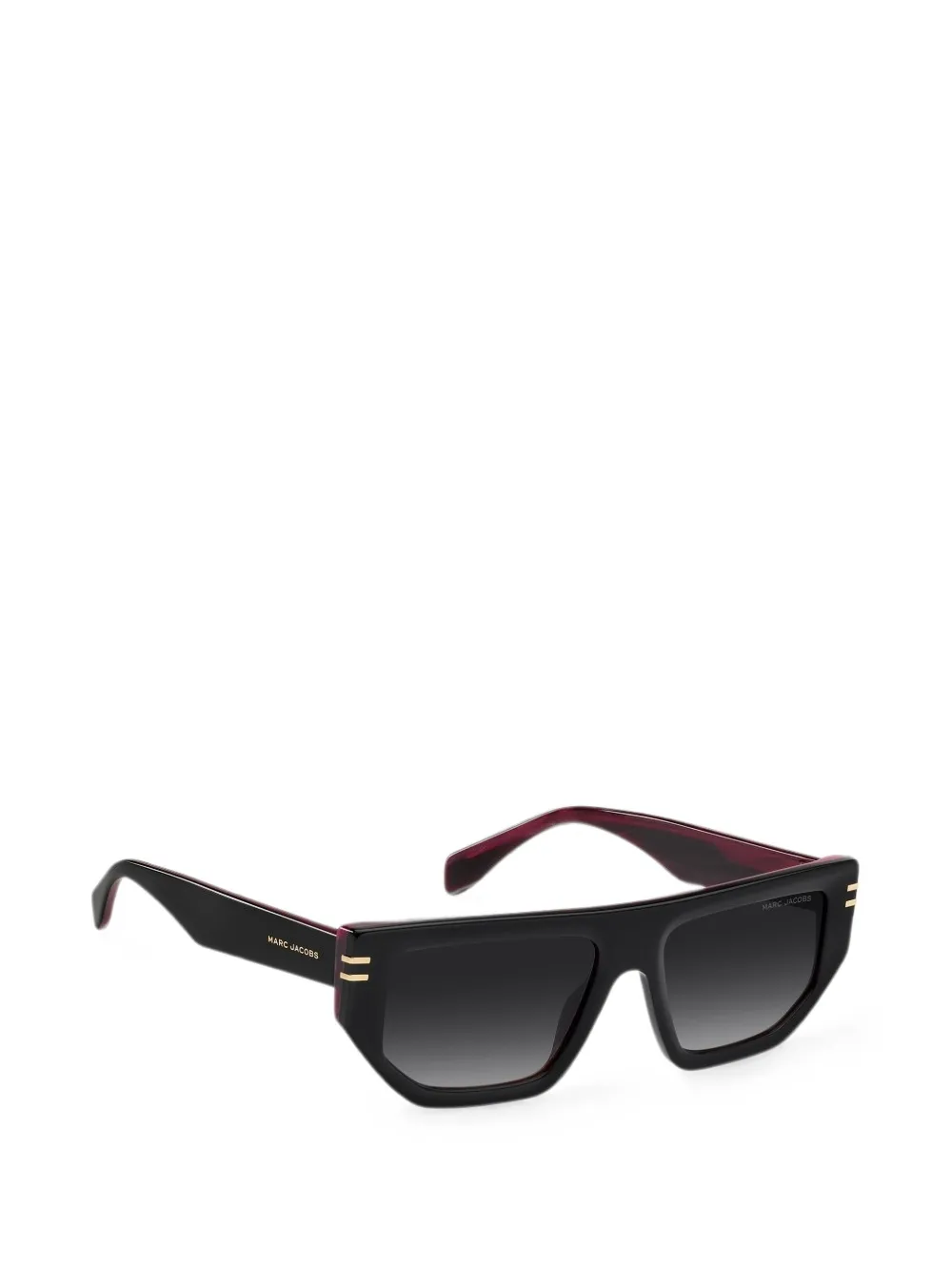 Marc Jacobs Eyewear Zonnebril met vierkant montuur Zwart