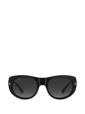 DSQUARED2 クリップオン スクエアフレーム サングラス | ブラック