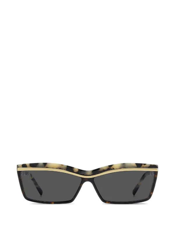 Missoni Missoni Seasonal Rectangle-frame Sunglasses in Neutrals
