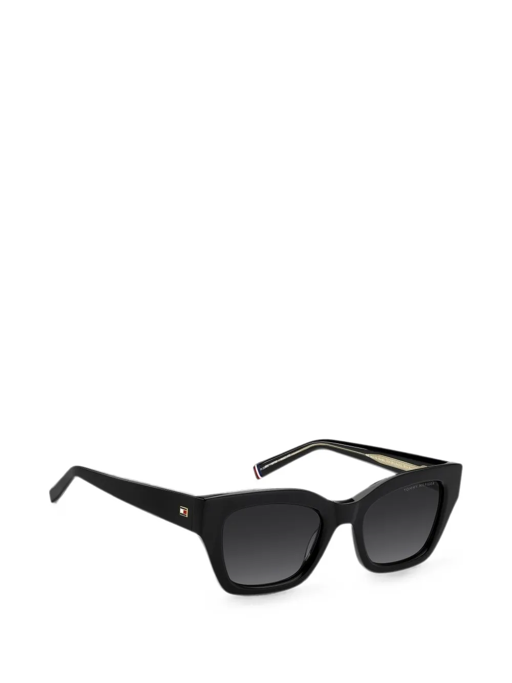 Tommy Hilfiger Zonnebril met cat-eye montuur Zwart