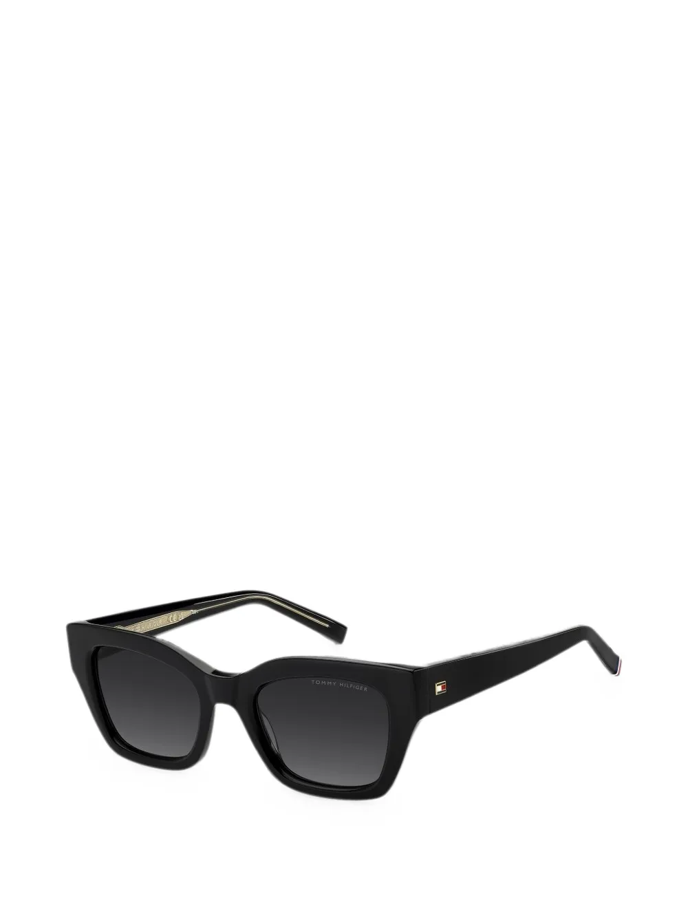 Tommy Hilfiger Zonnebril met cat-eye montuur Zwart