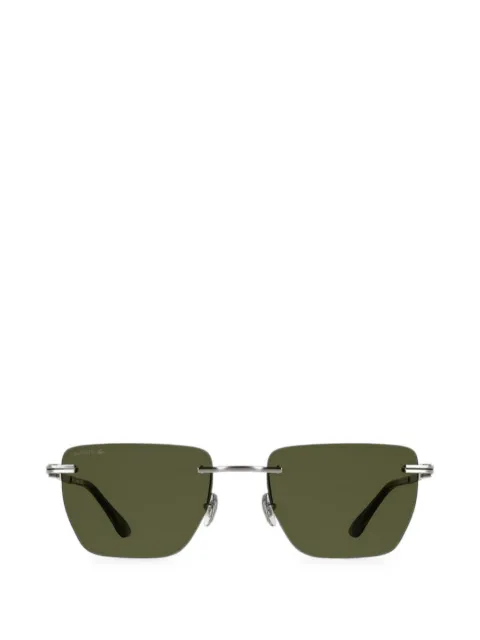 Lacoste rimless rectangle-frame sunglasses