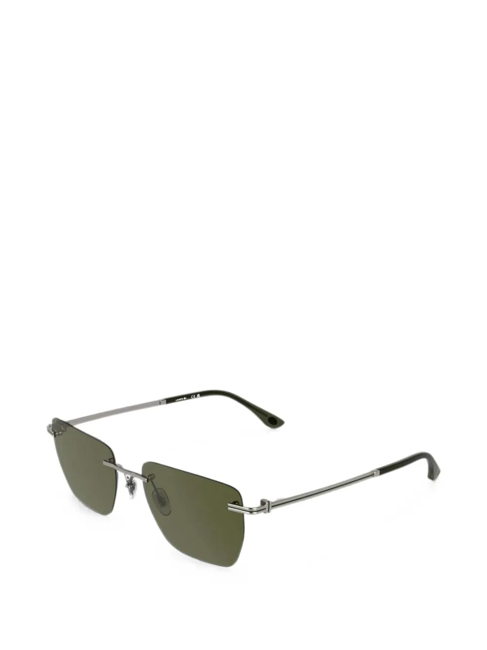 Lacoste Zonnebril met rechthoekig montuur Zilver