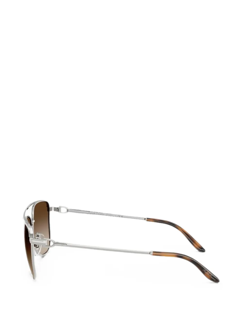 POLO RALPH LAUREN EYEWEAR Zonnebril met piloten montuur Zilver