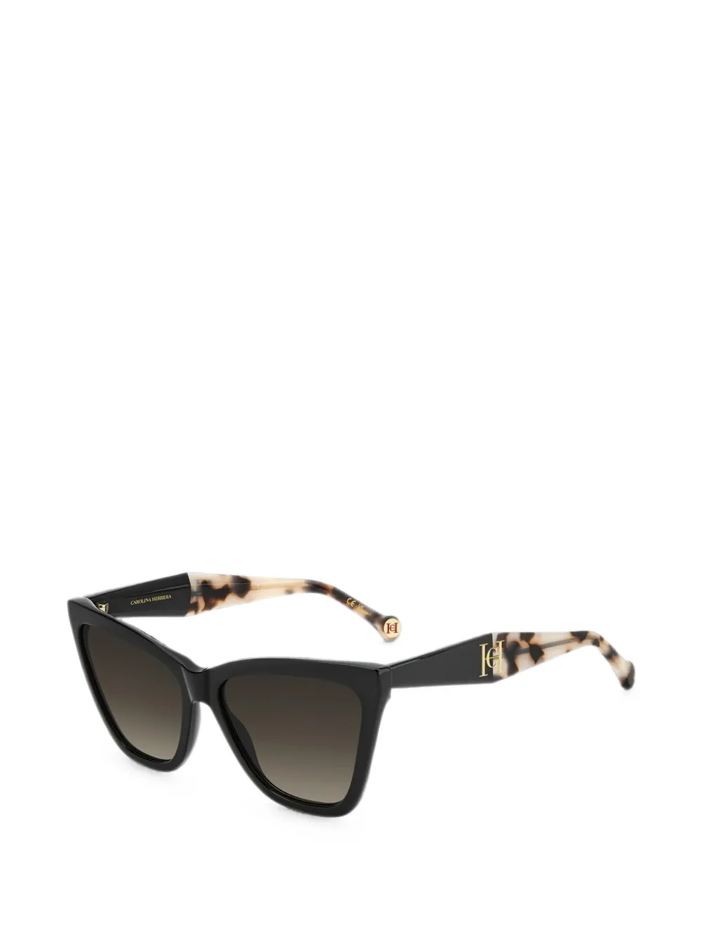 Carolina Herrera Zonnebril met cat-eye montuur Zwart