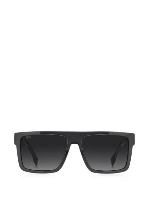 BOSS lunettes de soleil à monture carrée