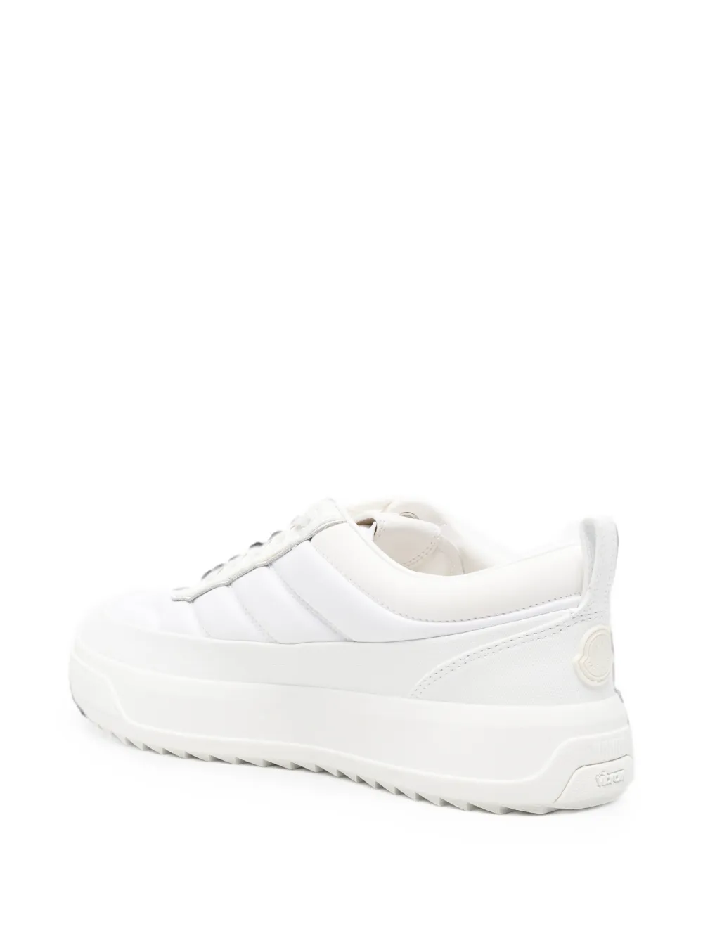 Moncler logo-embossed ridged-sole sneakers Wit