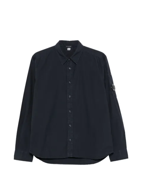 C.P. Company camisa con botones y detalle Lens