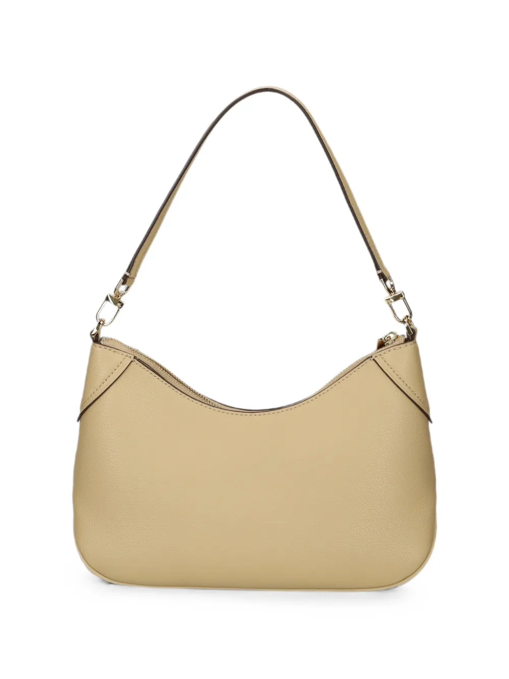 Michael Kors logo-plaque shoulder bag Beige