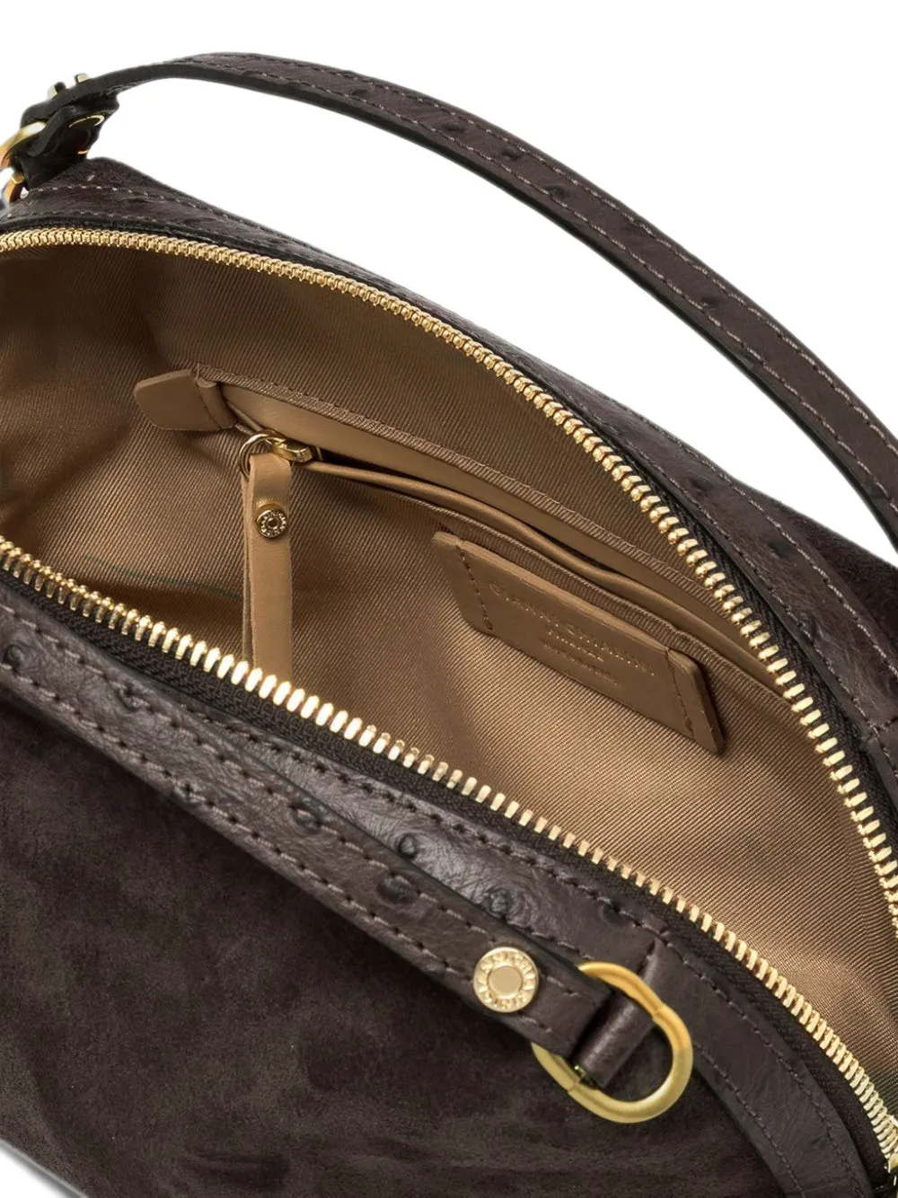 GIANNI CHIARINI Alifa suede tote bag Bruin