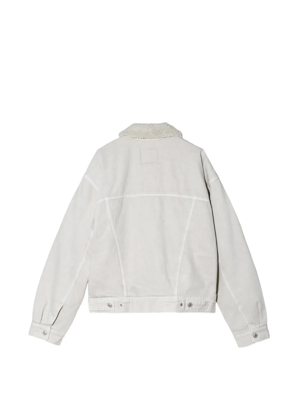 Levi's sherpa-collar denim jacket Beige
