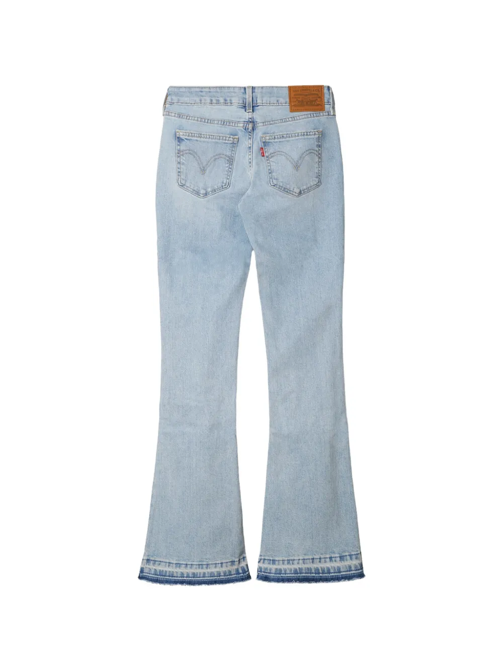 Levi's faded flared-hem jeans Blauw