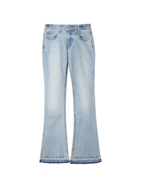 Levi's faded flared-hem jeans