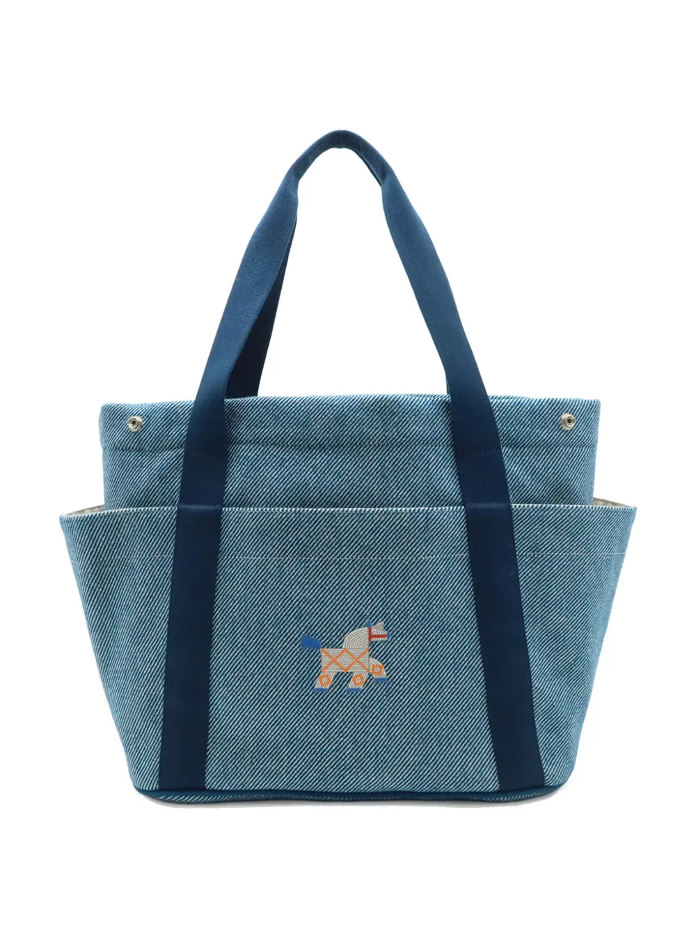 Hermès Pre-Owned 2010-2026 Toile Cabriole Nappy Bag tote bag - Blu