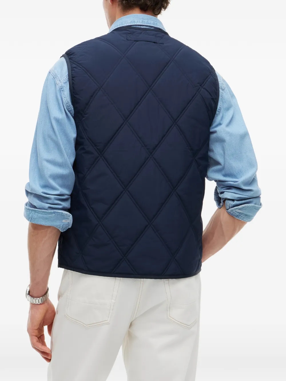 Tommy Hilfiger Gewatteerde bodywarmer Blauw