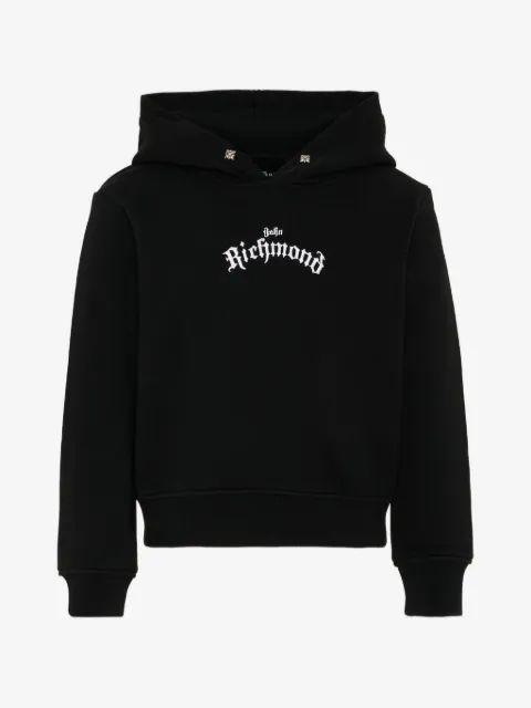 John Richmond Junior hoodie con logo estampado