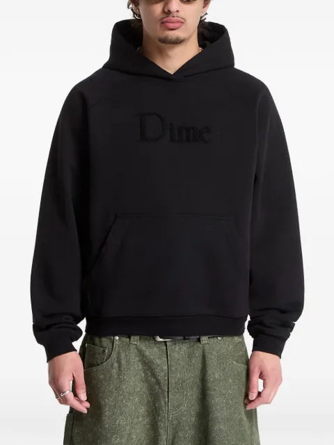 dime hoodie à logo brodé et manches raglan