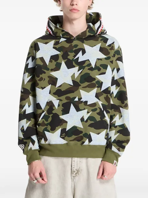 A BATHING APE® Shark 1st Camo hoodie