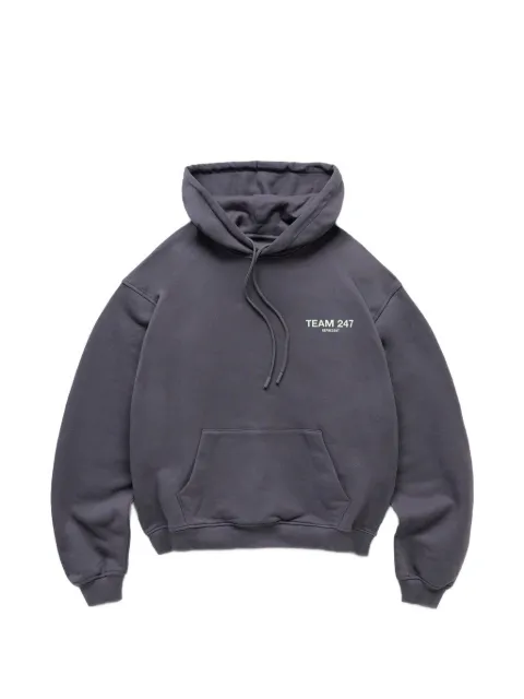Represent Team 247 logo-print hoodie