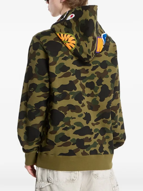 A BATHING APE® 1st Camo Shark パーカー | グリーン | FARFETCH JP